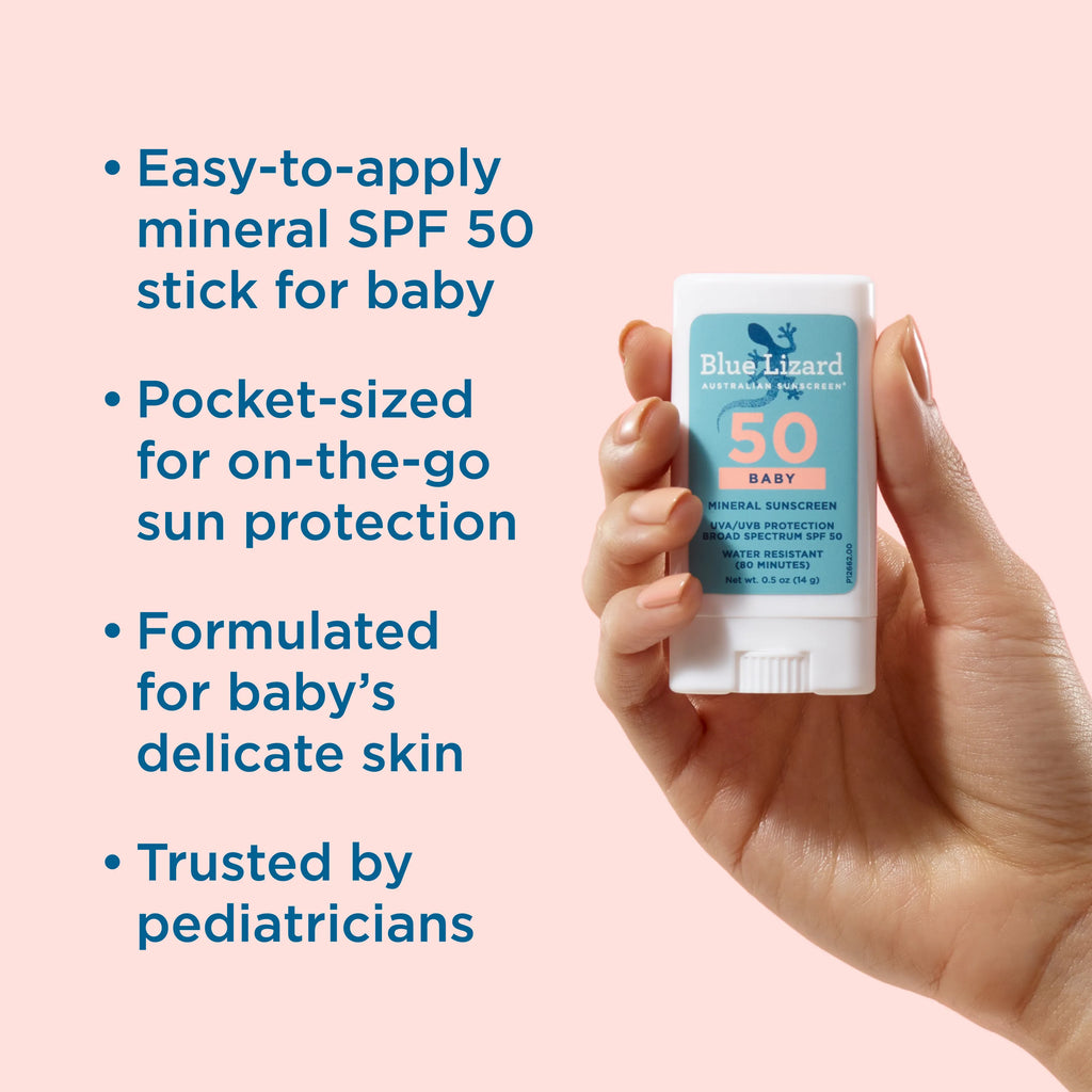 Blue Lizard Baby Mineral SPF 50 Sunscreen Stick